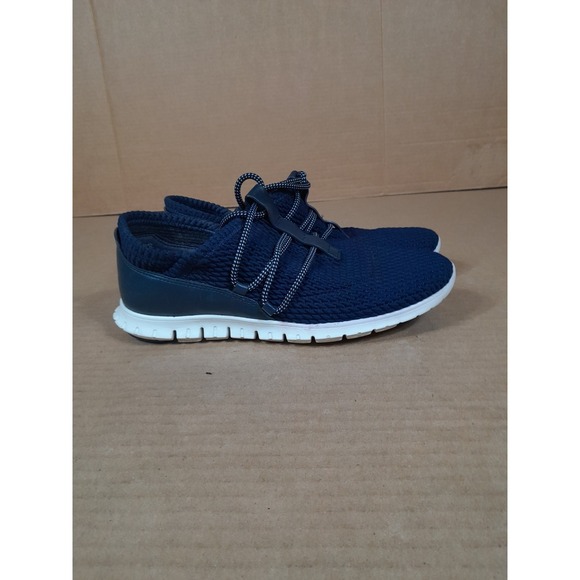 Cole Haan Shoes - Cole Haan Zerogrand Knit Oxford Sneakers Shoes Blue/ White Womens Size 6 B